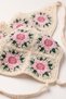Pink Cherry Blossom Patterned Girl's Bandana - 4