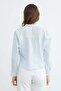 Striped Jacquard Cropped Shirt - 8