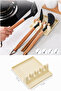 Plate Holder and Cutlery Pot Lid Stand Spoon Ladle Mat Organizer Organizer