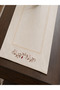 Buldan Handmade Natural Lace Embroidered Runner - 3