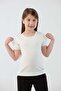 Basic Sleeve Tulle Detailed Girl's Blouse - 3