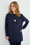 Fullamodest Lotus Flower Embossed Oversize Tunic - 7