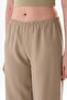 Elastic Waist Low Waist Modal Palazzo Trousers - 7