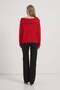 Madonna Collar Draped Knitwear Sweater - 5