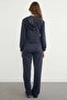 Basic Hooded Çimalı Modal Tracksuit Set - 8