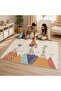 Bunny and Hills Cushion Play Mat Rug – Soft Padded Carpet with Non-Slip Backing - 2