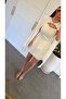 Cape Dress Ecru - 3