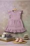 Girl's Dress with Ruffle Sleeves
