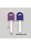 5pcs/lot Color blank Disc Detainer key For Shed ，Chain ，Gate， Garage key blank - 4