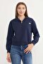 3 Thread Triangle Metal Emblem Sweatshirt - 2