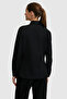 Women's Black Long Sleeve Basic Shirt 50324791-Vr046 - 5