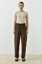 Else Poplin Trousers Brown - 2
