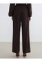 Trendlucky Women's Wide Leg Pants with Elastic Waist and Difference in Color - 4
