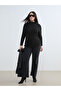 Two Mt Shop Quality Soulife Black Combed Cotton Plain Tight & Slim Long Sleeve Women's Bodysuit - 6