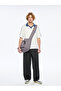 Nevavm Men's Shoulder Bag with Text Embroidery - 2