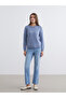 Esvab • Modern & Distinctive Zero Roba Collar Pearl Embroidered Women's Knitwear Sweater - 3