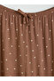 Lcw Dream Brown Heart Patterned Women's Pajama Bottoms - 7