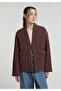 Fashion Fit Women's Light Brown Jacket with Snap Fasteners and Lining