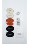 Tak Bırak Magnetic Laces, Magnetic, Elastic, Practical 1 Pair of Laces - Red - Black - White (3 L) - 2