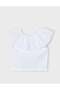 Girl's Flounce T-Shirt 2-10 Years White - 5