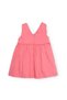 Baby Girl V-Neck Ruffled Poplin Dress 2-8 Years Pink - 2