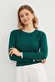 Bürümcük Fabric Piped Blouse
