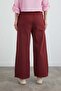 Gabardine Trousers with Tassels and Elastic Waist - 4
