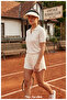 New, Plain, Women's Visor Hat with Belt Buckle, (Size, 57-58 cm) - 3
