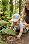 Modern Dinosaur Embroidered Baby Sun Hat - Cool and Protective - 0-18 Months (Size 44-46 cm) - 2