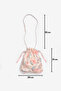 Salmon Flower and Sequin Detailed Girls' Bag - 3