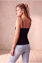 Ink Black Round Neck Rope Strap Women's Top Harleen - 5