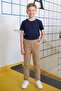 Beli Laced Gabardine Fabric Unisex Children's Trousers - 5