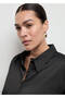 Satin draped shirt - 8