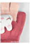 Soft Children's Gloves with Cute Rabbit Accessories (1-3 Years Old)