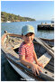 100% Cotton, Çıpa Embroidered Cotton Gabardine Jeans, Children's Hat (7-10 Years)