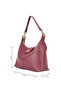 Burgundy Women's Shoulder Bag Us26575 - 3