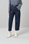 Navy Blue Denim Trousers - Accessory Detailed K 2512011 _015 - 3