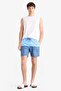 Regular Fit Color Block Mesh Lined Above Knee Sea Shorts Z8108Az23Hs