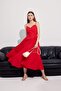 100% Cotton Poplin Strappy Midi Dress F7075Ax25Sm - 2
