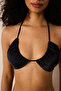 Basic Reverse Black V Bikini Top - 3