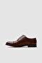 Men's Brown Genuine Leather Laced Leather Sole Classic Shoes [Tg130196] - 2