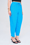 Women's Elastic Waisted Comfortable Fit Solid Color Linen Pants - 2