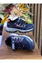 Children's Waterproof Orthopedic Shoes - Navy Blue Orange - 4