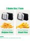 12 38 14 French Fry Cutter, Heavy Duty French Fries Slicer, Stainless Steel Potato Cutter for Sweet - 5