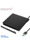 علبة محرك أقراص DVD USB 3.0 خارجية من DeepFox مقاس 12.7 مم مع موصل SATA إلى USB وغطاء خارجي F