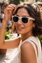 Women`S Uv400 White Frame Wayfare Sunglasses 23010C20 - 3