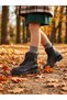 Genuine Leather Black Orthopedic Lace-Up Zippered Girls' Boots - 3