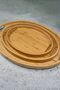 3-Piece Bamboo Oval Tray, Serving Trays, Scandinavian Tray Set, Tea Tray - 5