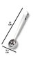 Coffee Measuring Spoon with Latch Silver Color Multi-Functional Stainless Steel Spoon - 9