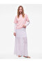 Cotton Lace Detailed Long Sleeve Crew Neck T-Shirt - 3